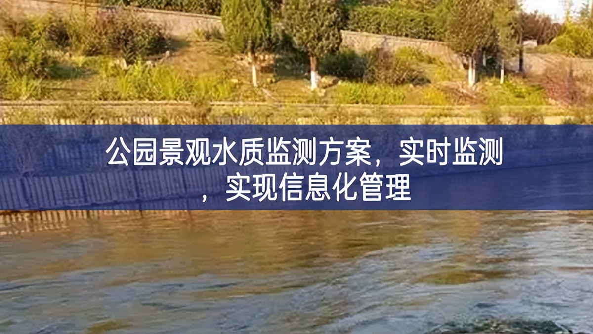 公園景觀水質(zhì)監(jiān)測方案，實時監(jiān)測，實現(xiàn)信息化管理