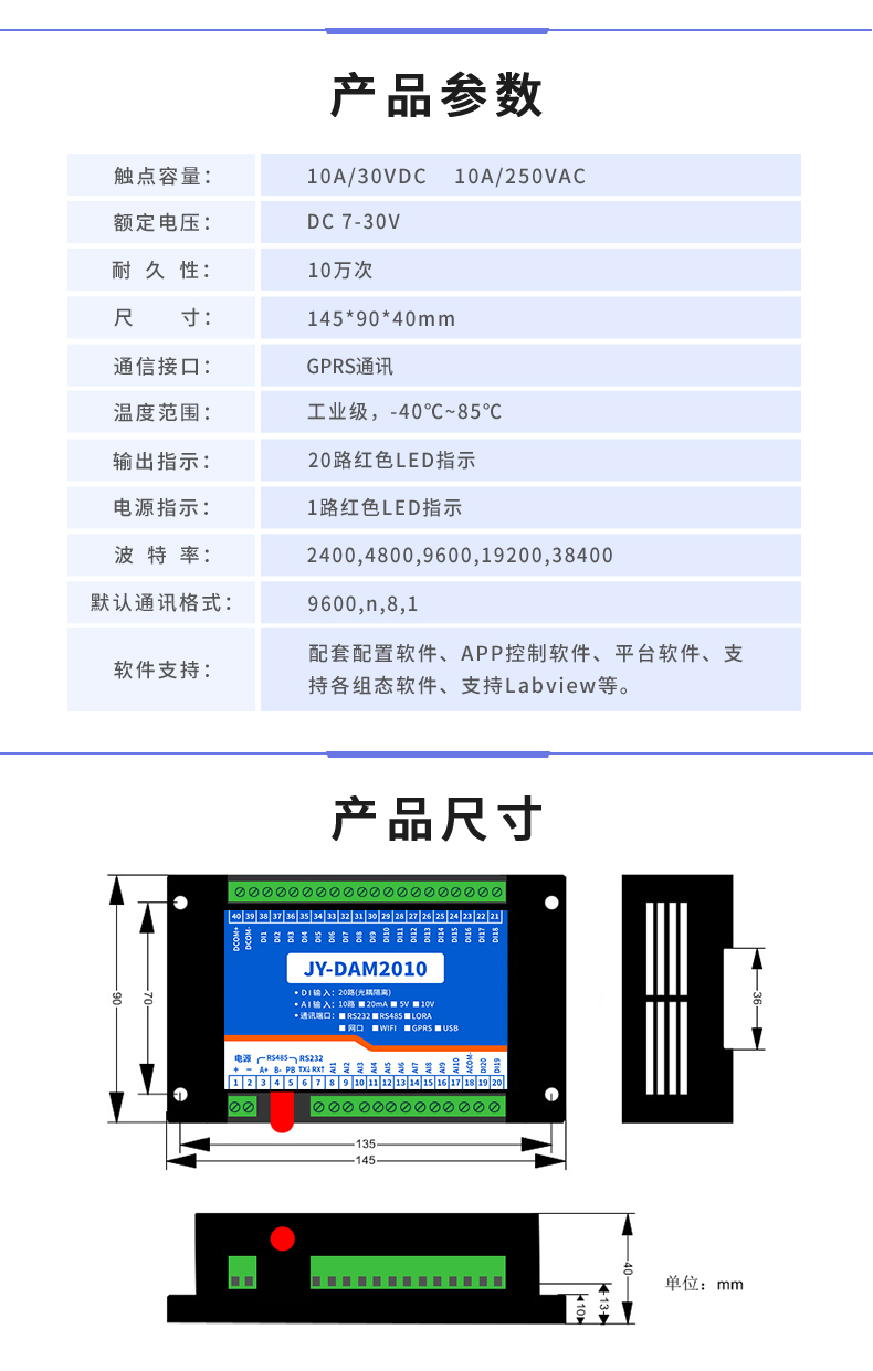 云平臺(tái) GPRS-2010 遠(yuǎn)程數(shù)采控制器 產(chǎn)品原理