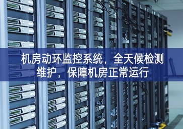 機(jī)房動環(huán)監(jiān)控系統(tǒng)，全天候檢測維護(hù)，保障機(jī)房正常運行