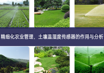 精細化農(nóng)業(yè)管理，土壤溫濕度傳感器的作用與分析
